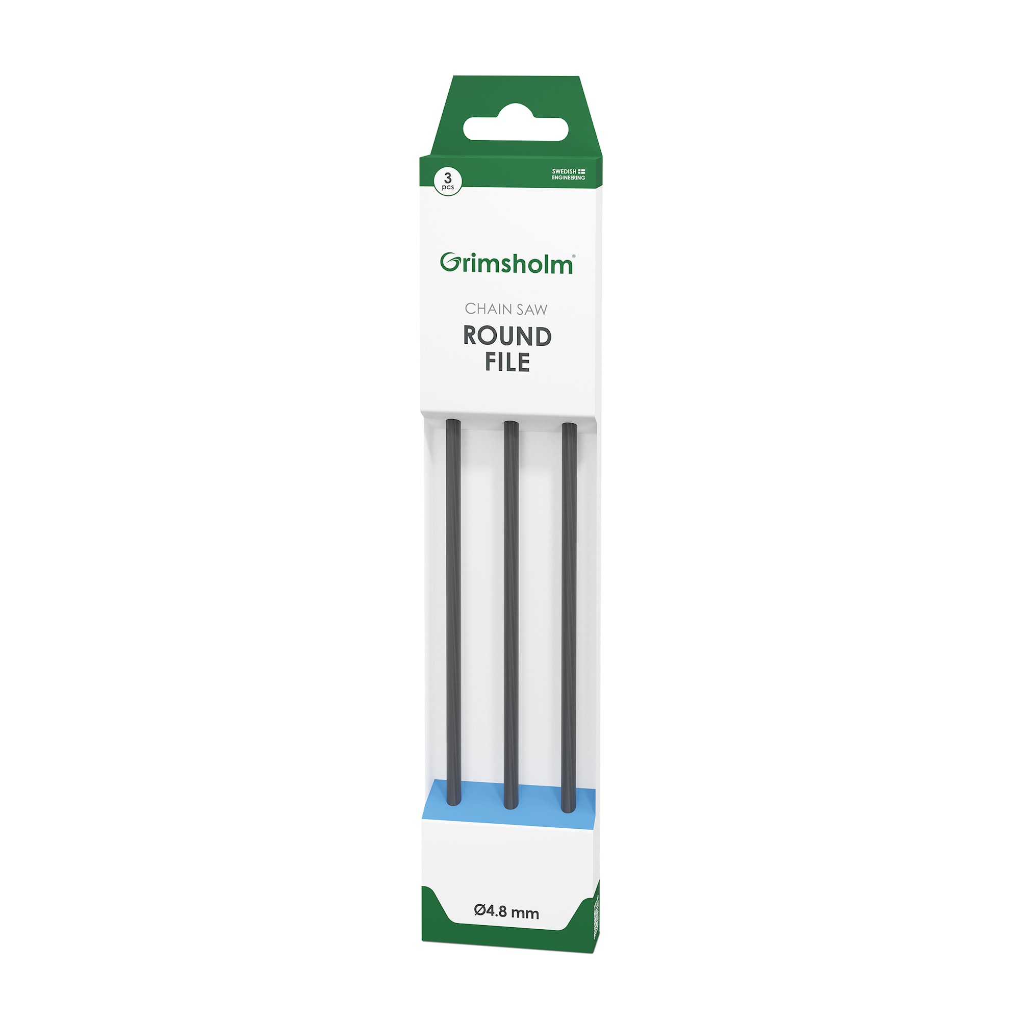 Grimsholm rundfil Premium Cut 4,8 mm, 3-pak