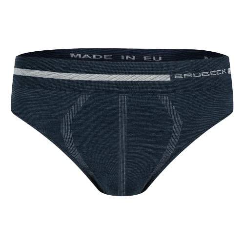 Brubeck underbukser merino uld herre marine BE10050 str. S