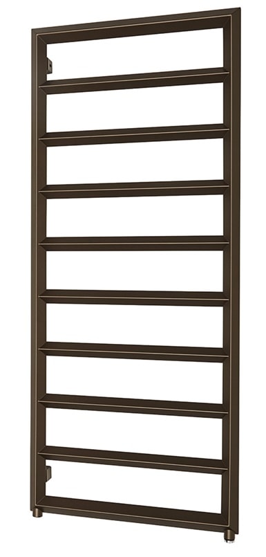 Hafa Edge håndklædetørrer i kaffe 50 x 112 cm