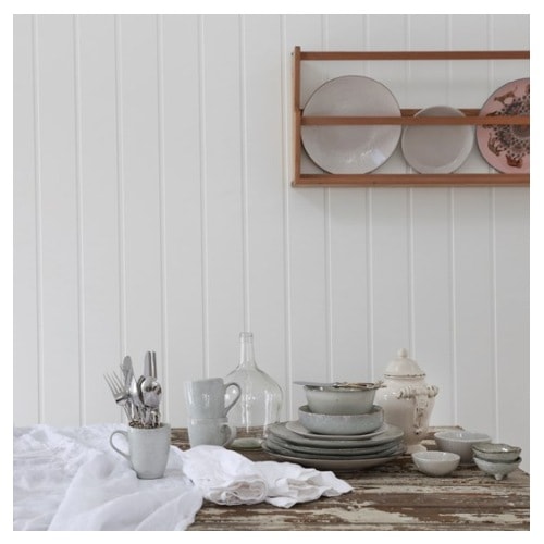 Huntonit Skygge vægpanel hvid 11 x 600 x 2390 mm pk. à 2,86 m2