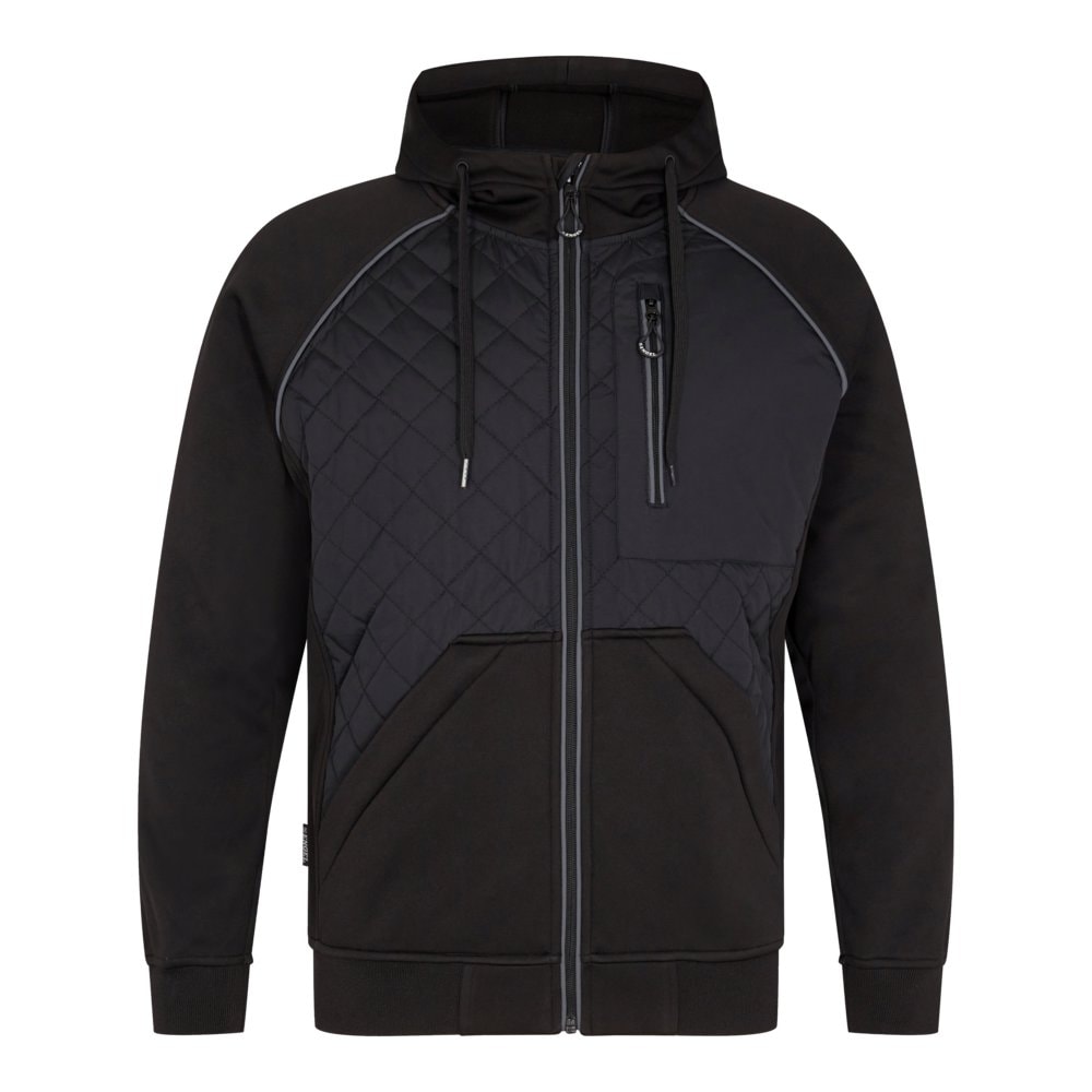 Engel X-treme softshelljakke med hætte sort str. 4XL