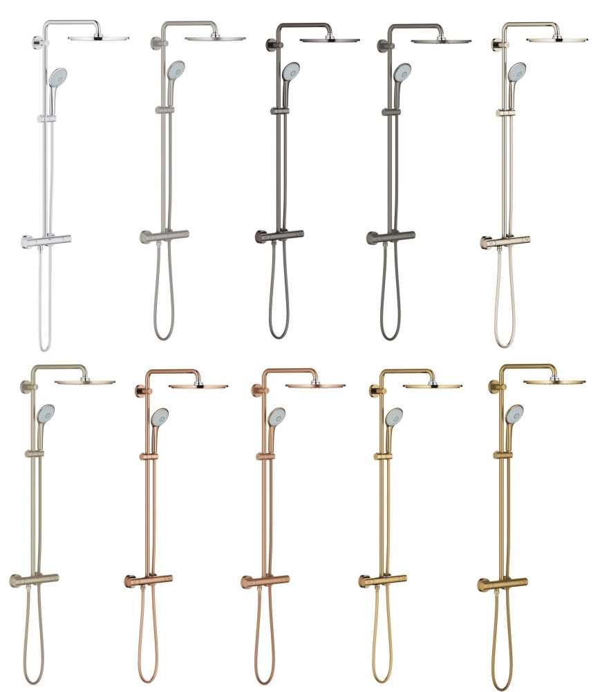 Grohe Euphoria 310 brusesystem i krom med termostat