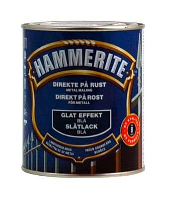 Hammerite glat effekt metalmaling i blå.Dåse med 750 ml.
