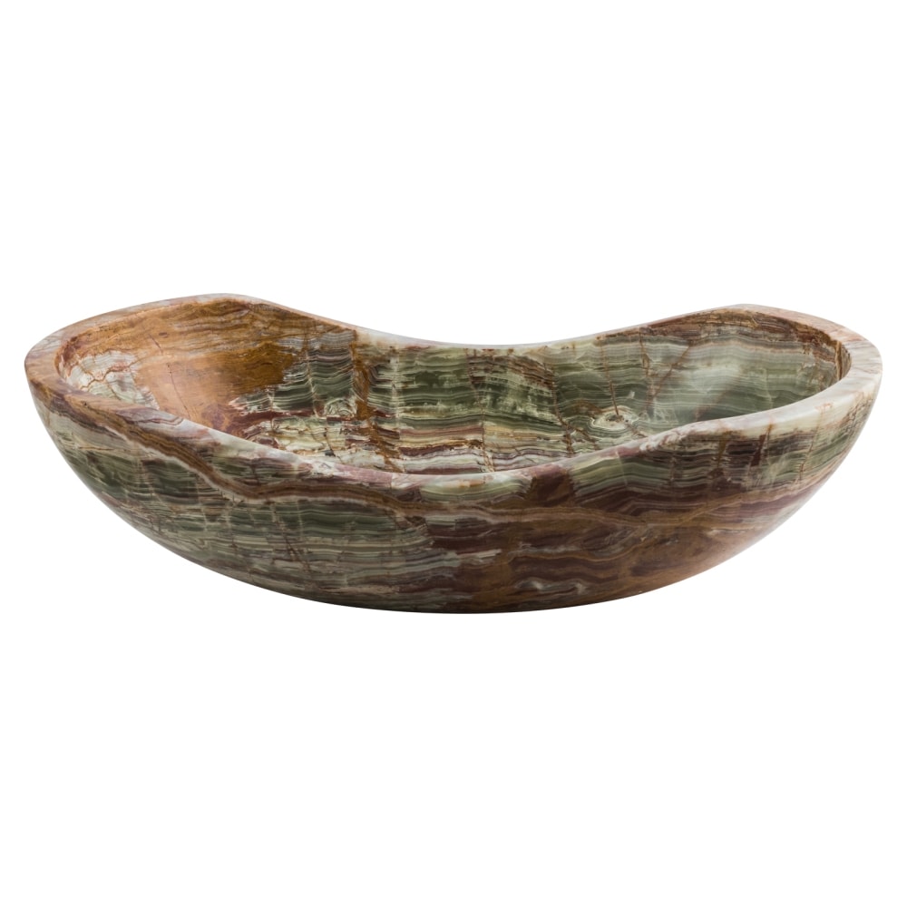 GemLook GL89 håndlavet håndvask i grøn onyx 53 x 35 cm