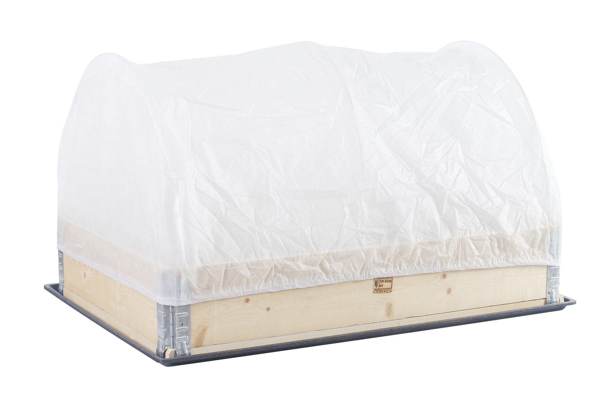 Trolla fiberdug inkl. stænger til højbed/palleramme 120 x 80 cm