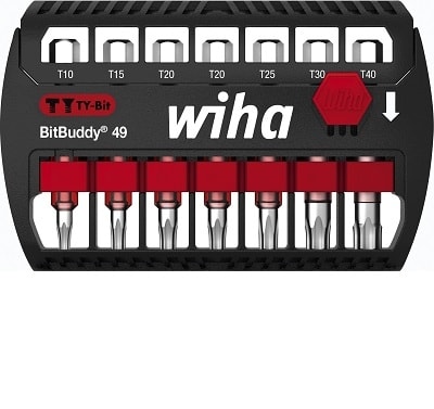 Wiha Bitbuddy Torx bitssæt 49 mm 7 dele