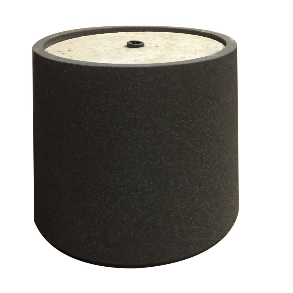 Gardenlife vandspil i koksgrå polystone med sandfarvet topsten 43 x 43 x 43 cm
