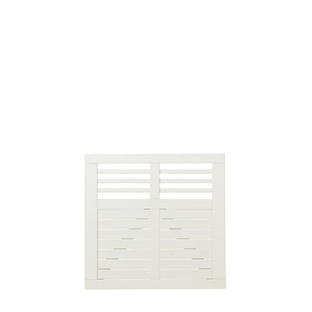 Plus Decora enkeltlåge grundmalet hvid Bredde 100 cm