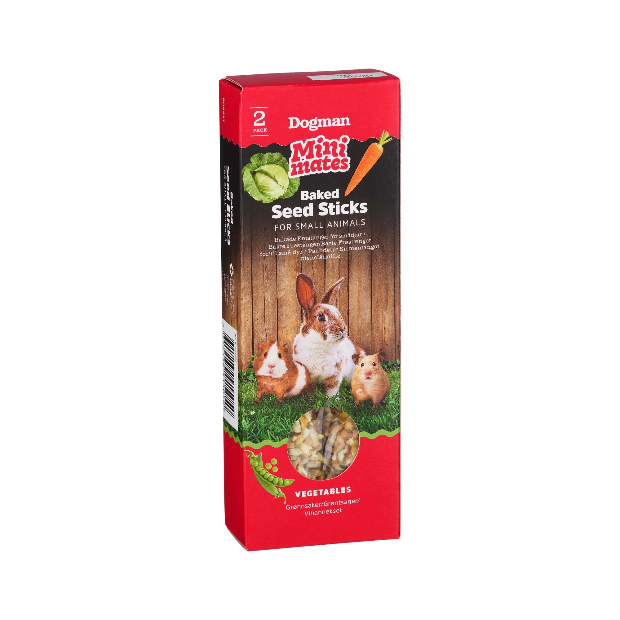 Dogman Mini Mates Frøpinde Grøntsager 2 stk. 112 g