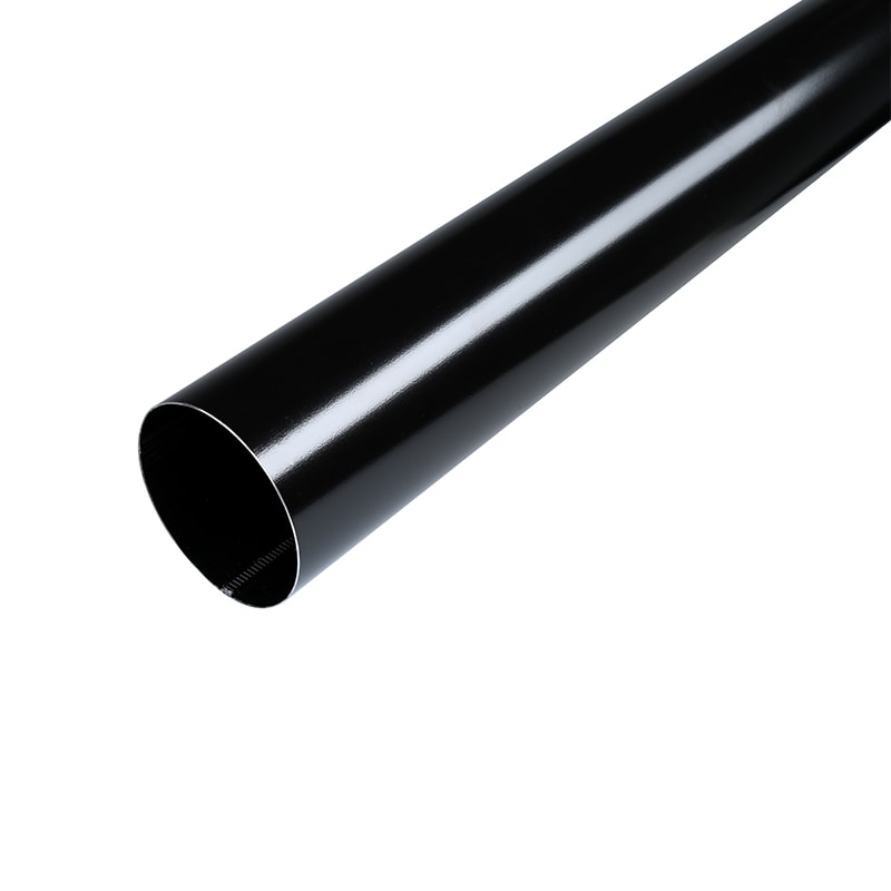 Plastmo Sort Arkitekt nedløbsrør 90 mm 3 meter