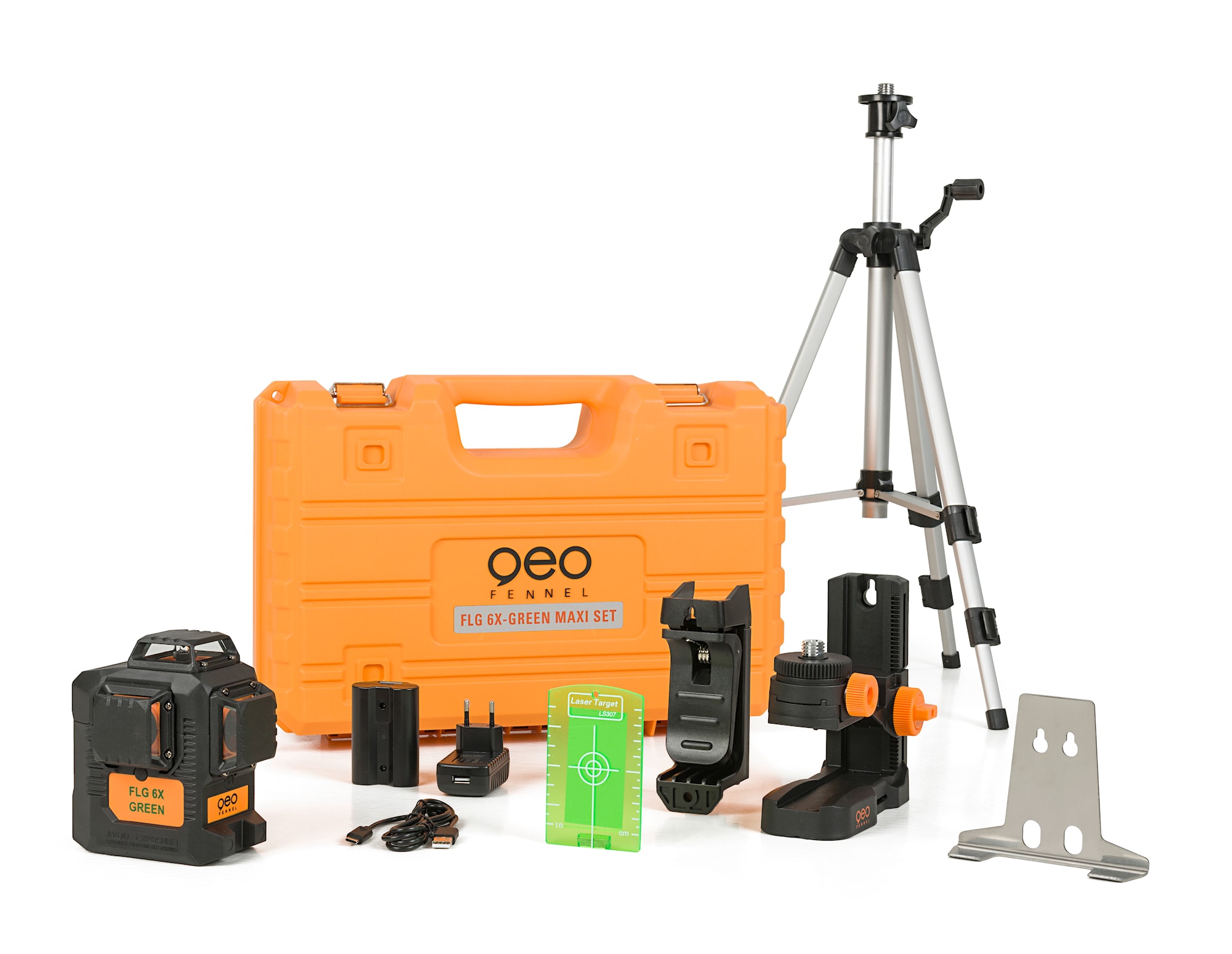 geo-FENNEL FLG6 grøn laser i kuffert