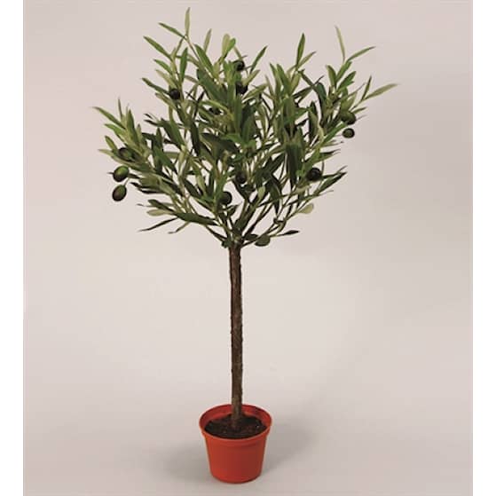 Silkeplanter kunstig mini oliventræ H65 cm
