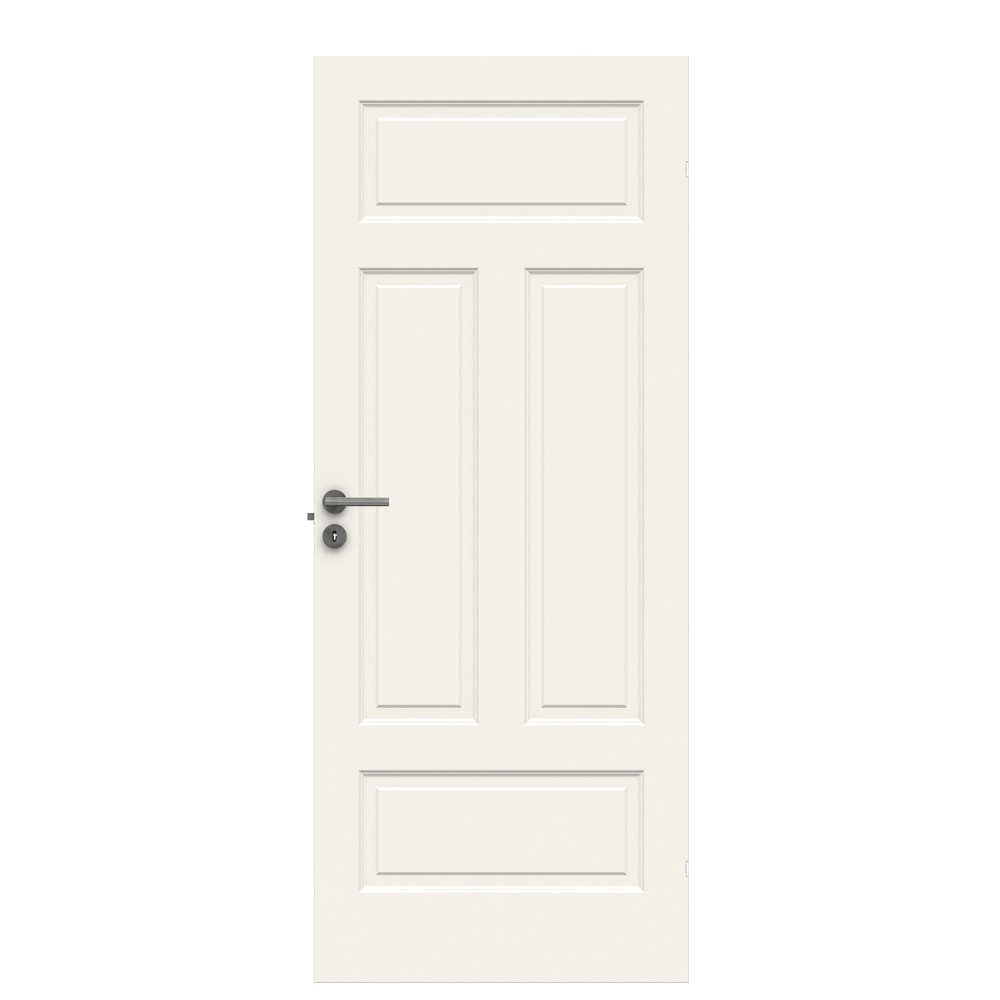 Swedoor Style 04N Norge dør Formpresset Hvid - 82,5x204 cm (9x21)