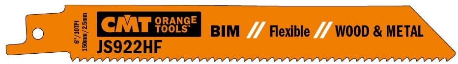 CMT JS922HF bajonetsavklinge 150 mm BIM Flex til træ og metal 5 stk.
