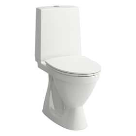 Laufen Rigo toilet med S-lås gulvstående til skruemontering
