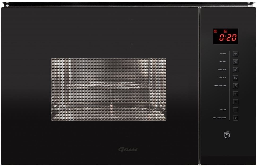 Gram IM 20614-90 B indbygningsmikroovn sort 25L