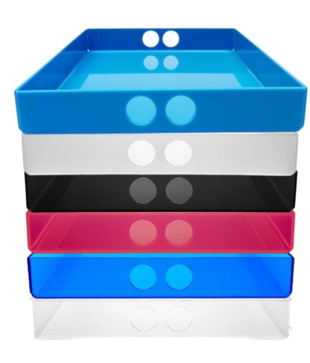 Neon Living Tray Big serveringsbakke i ocean blue