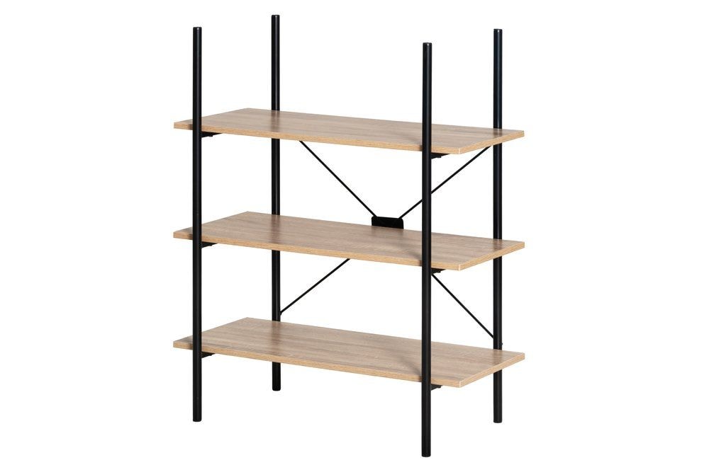 4Living reol med 5 hylder 80 x 39,5 x 168 cm