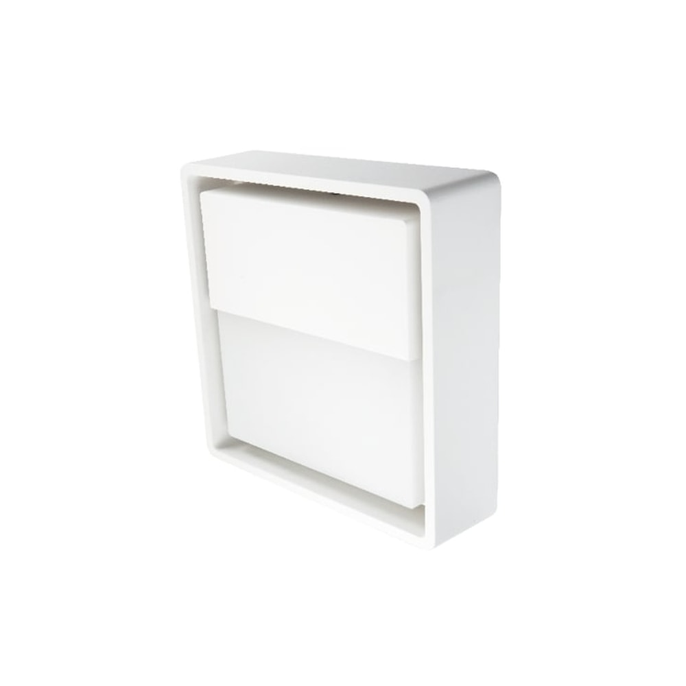 SG Frame Square Wall LED væglampe i hvid 6W 3000K IP66