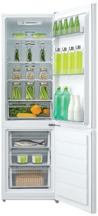 Ecotronic KF260NF køle-/fryseskab hvid 206L + 64L