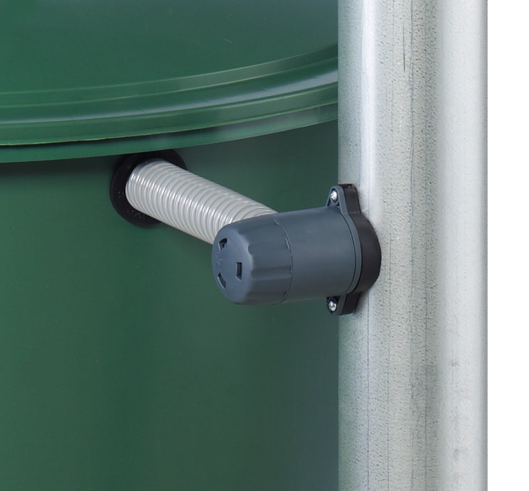 Kebaflexigarden stuprörsanslutning för vattentunna