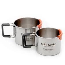 Kelly Kettle kopper 2 stk. 350 og 500 ml.