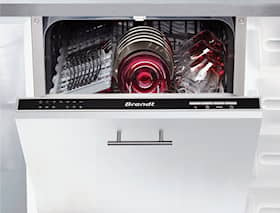 Brandt VS 1010 J opvaskemaskine fuldintegreret 10 kuverter 45 cm