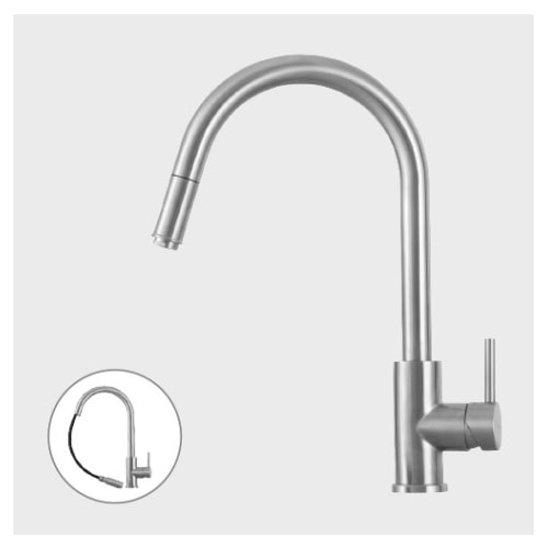 Primy Steel Access køkkenarmatur i rustfri