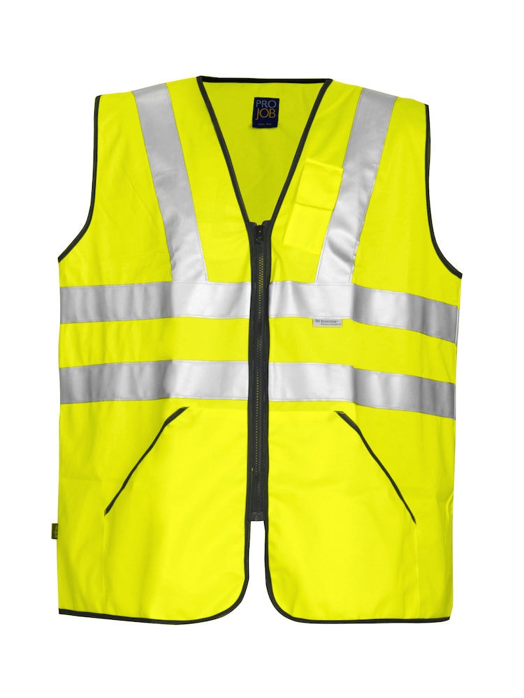 ProJob 6702 Vest En471-Klasse 3 - Yellow/Navy - One Size