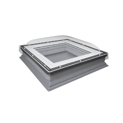 Fakro DXC-C P2 ovenlyskuppel fast skrå karm 2-lags planglas sort 120 x 220 cm