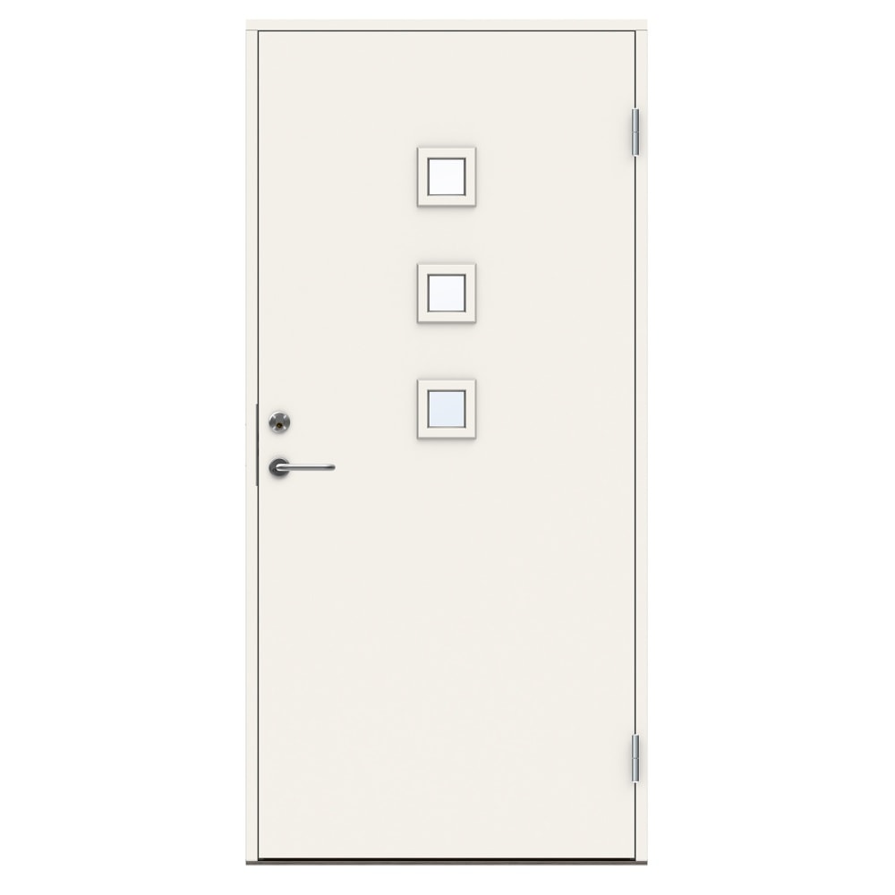 Swedoor Facadedør P-1100 inkl. karm 115 mm 94,8x211,5 cm - HØJRE