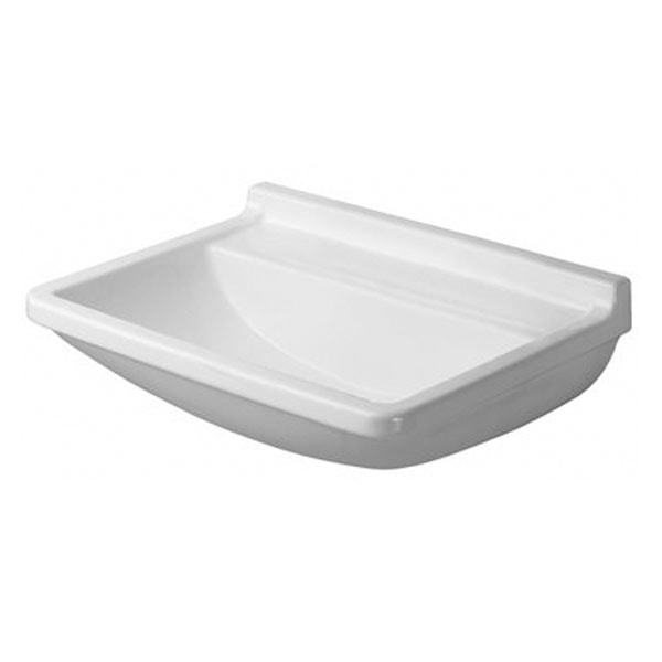 Duravit Starck 3 vask 50 x 36 cm med forlokket hanehul og uden overløb
