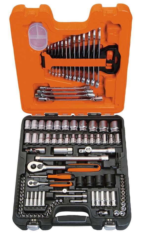 Bahco værktøjssæt S108 1/4'' 1/2'' 108 dele