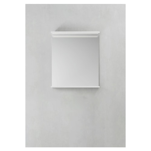 Hafa Store spejl med LED profil og hylde i grå 120 cm