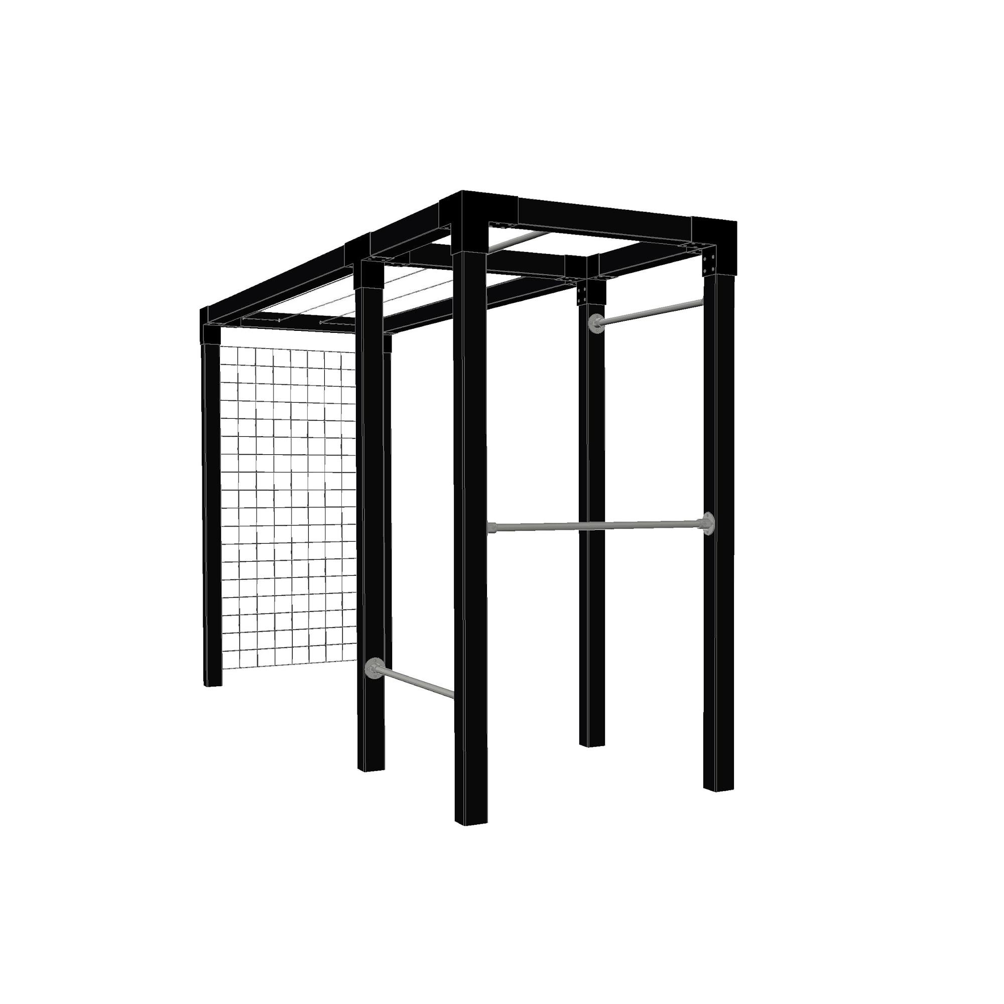 Plus Daylife pergola model 2 grundmalet i sort