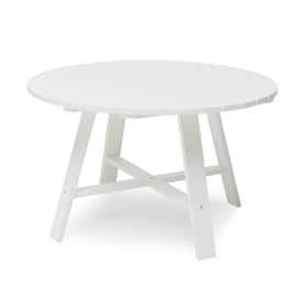 Hillerstorp Läckö havebord i hvid Ø120 cm