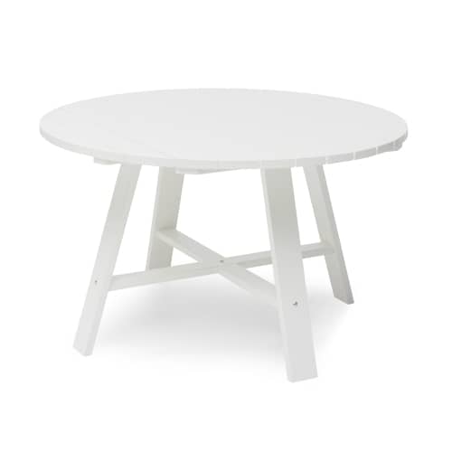 Hillerstorp Läckö havebord i hvid Ø120 cm