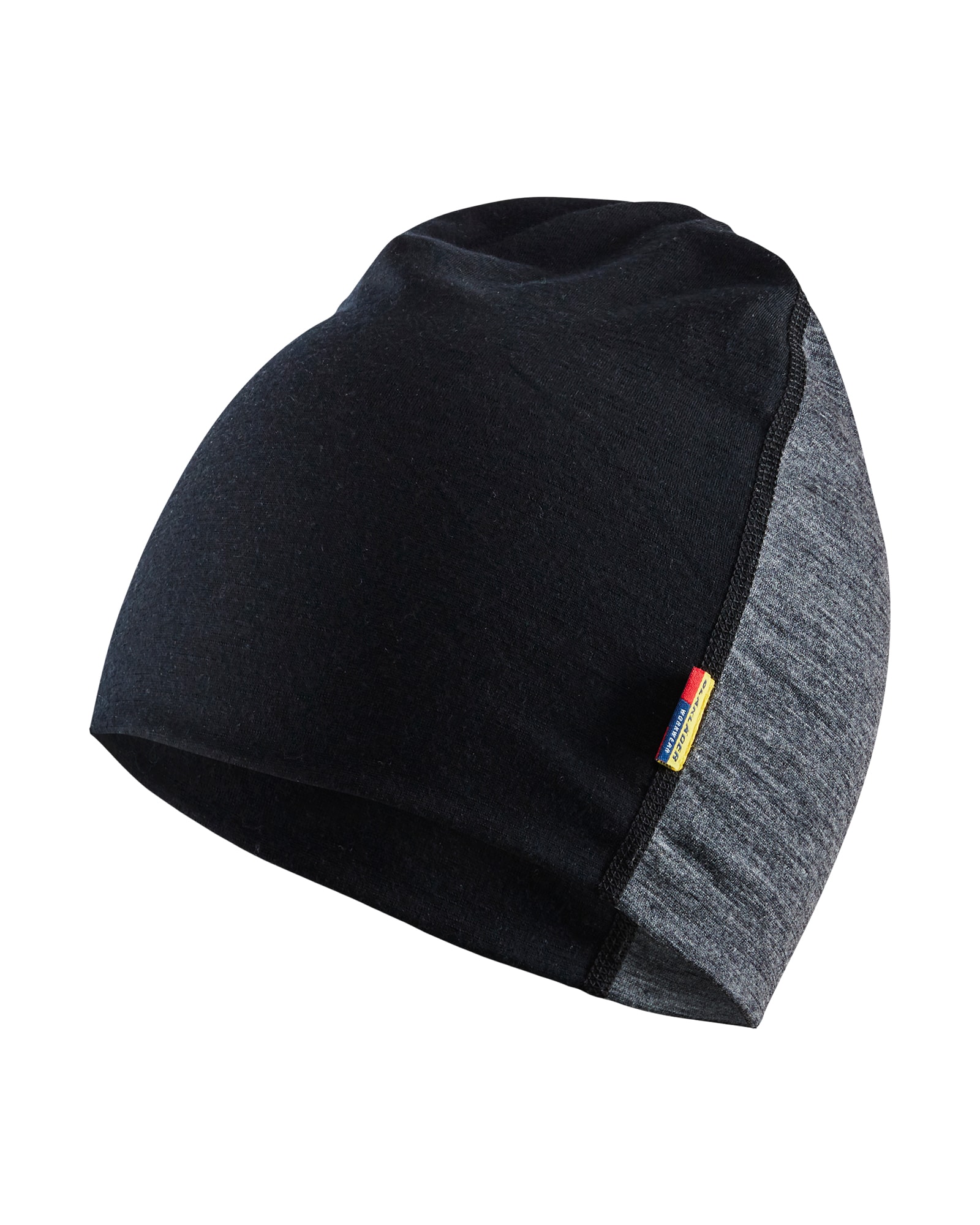 Blåkläder Merino Beanie mellemgrå/sort Onesize