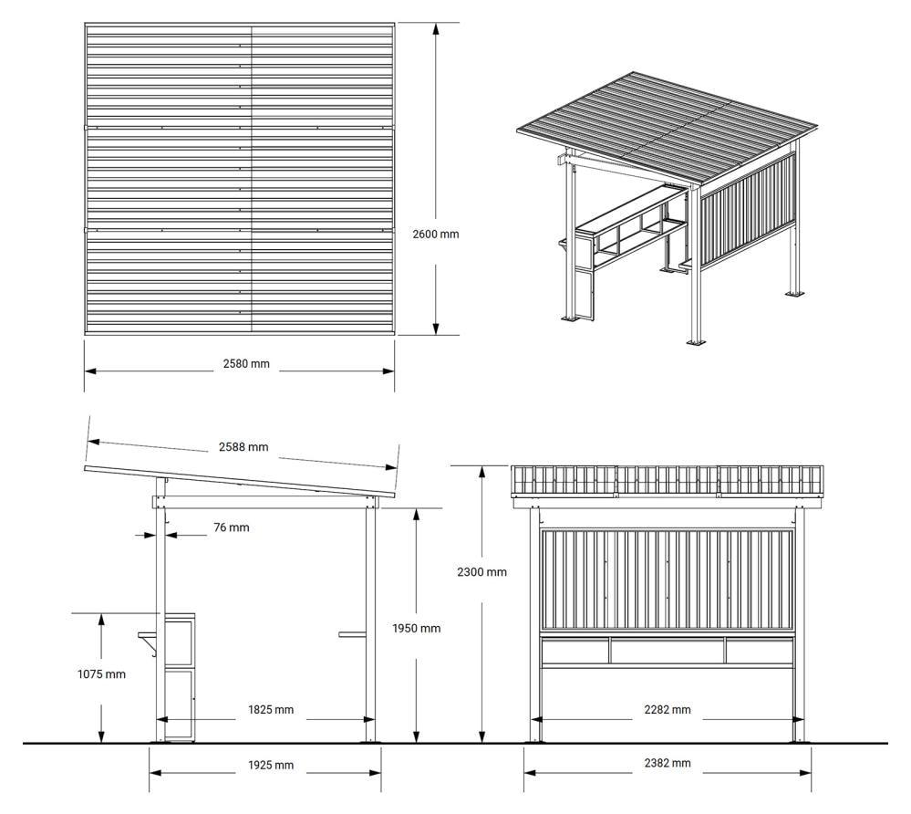 SJ58146_Sojag_Gartenbar_Barilo_lichtgrau_Produktsk