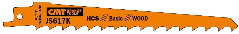 CMT JS617K bajonetsavklinge 150 mm HCS Basic til træ 5 stk.