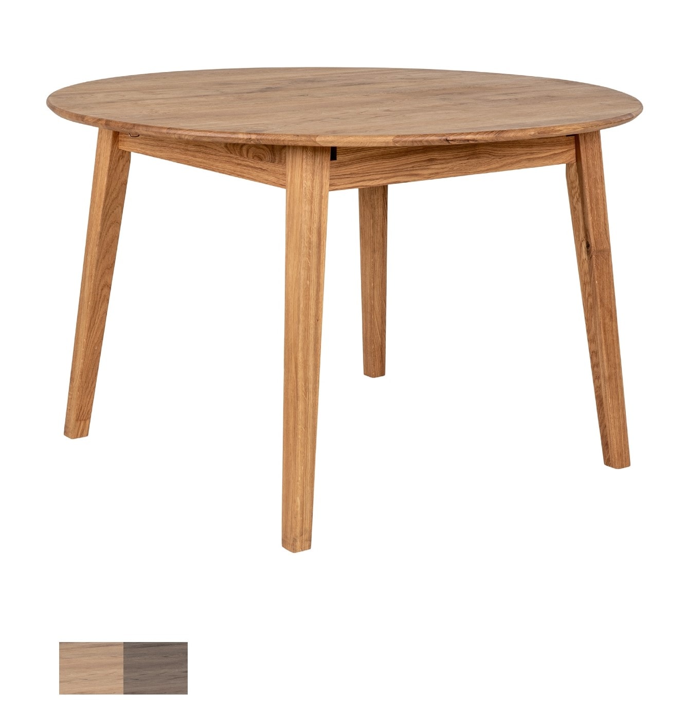 House Nordic Metz spisebord i olieret eg, butterfly 118 x 118-158 x 75 cm