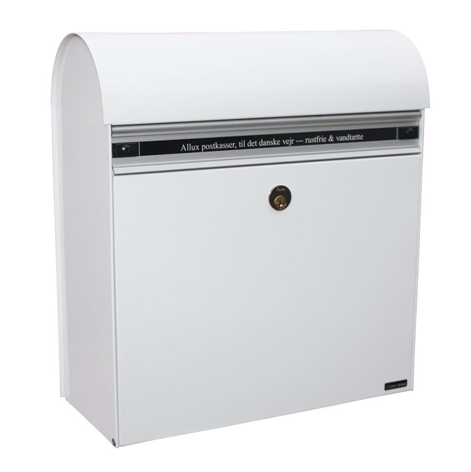 Allux KS200 m. alu brevindkast.Hvidlakeret