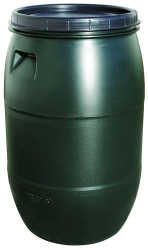 Ryom Foderspand med skruelåg 120 L Grøn