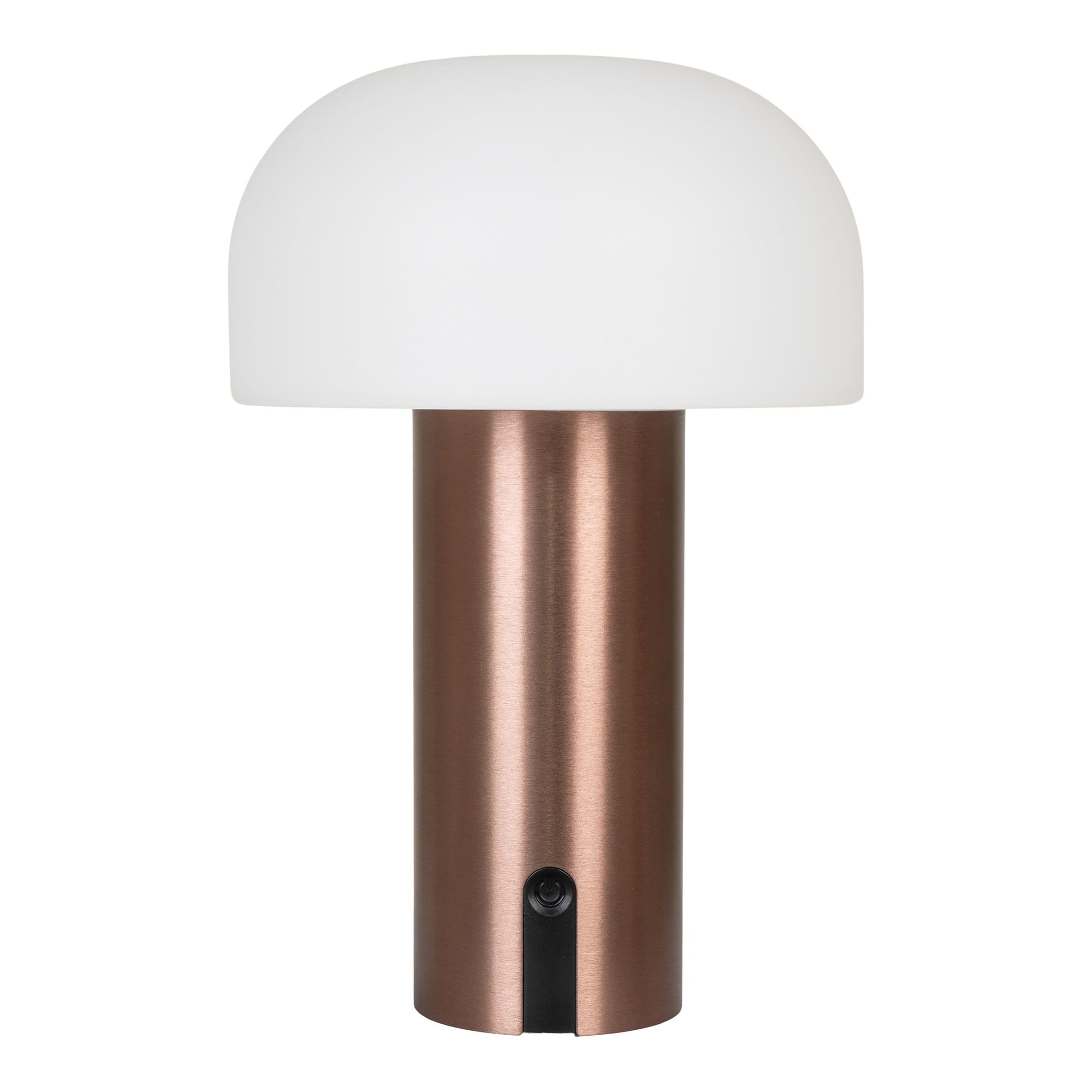 House Nordic Soham LED lampe i hvid/kobber, genopladelig