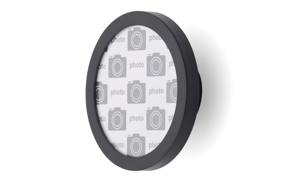 Habo Pic krog børstet stål Ø75 mm