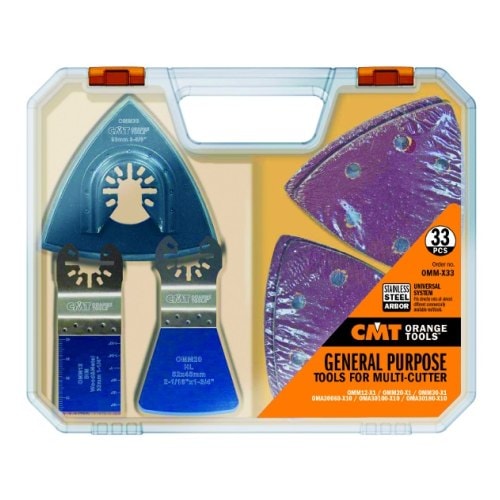 CMT Multicut sæt med klinger, skrabere og slibeskiver 33 dele