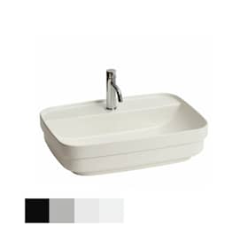 Lavabo TriBeCa 6043N porcelænshåndvask i matgrå 600 x 430 x 160 mm