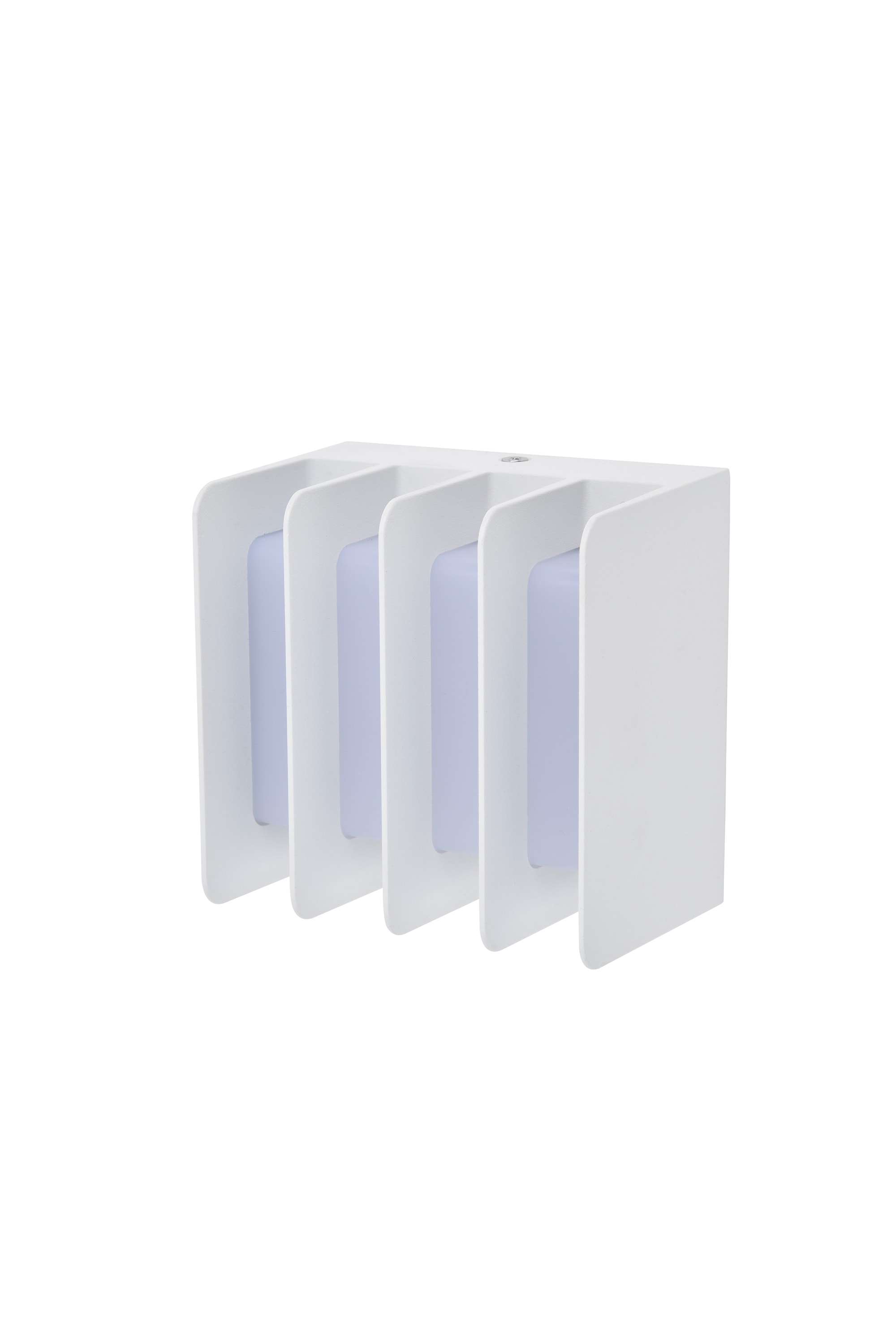 Lutec Gridy LED væglampe i mat hvid/opal 14,5W IP5