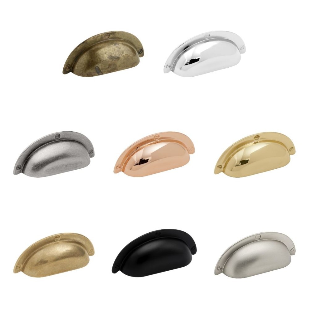 Beslag Design 3922 skålgreb tin