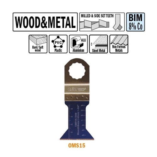 CMT Multicut Supercut BIM klinge til træ og metal 45 mm